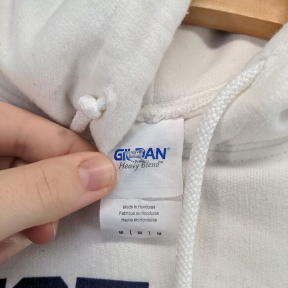 Siesta Key FL Hoodie Sweatshirt Mens Medium Pullover White Polycotton Blend - Picture 11 of 14